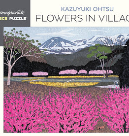 KAZUYUKI OHTSU FLOWERS IN VILLAGE  500 PIECE PUZZLE