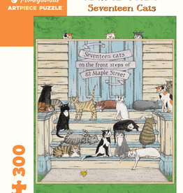 EDWARD GOREY SEVENTEEN CATS 300 PIECE PUZZLE