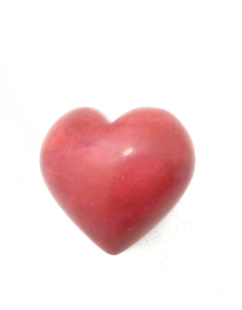 RED SOAPSTONE HEART