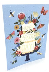 BLOOMS AND WINGS HAPPY BIRTHDAY CC