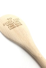 NORTH TO SOUTH DESIGNS TO BOLDLY COOK WOOD SPOON