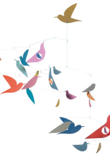 MULTI COLOR BIRDS PAPER MOBILE