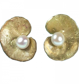 SPIRAL GERANIUM POST EARRINGS