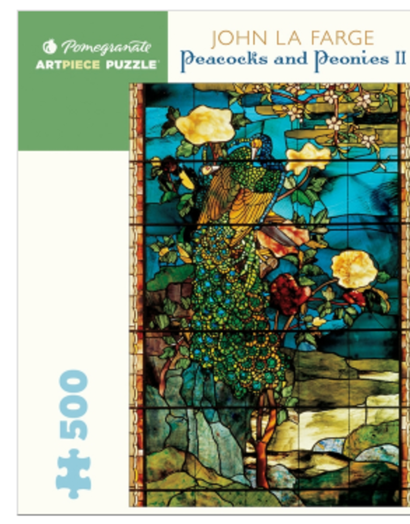 PEACOCKS AND PEONIES 500PC