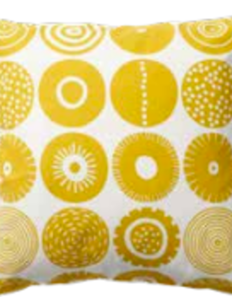 YELLOW CANDY PRINTED PILLOW