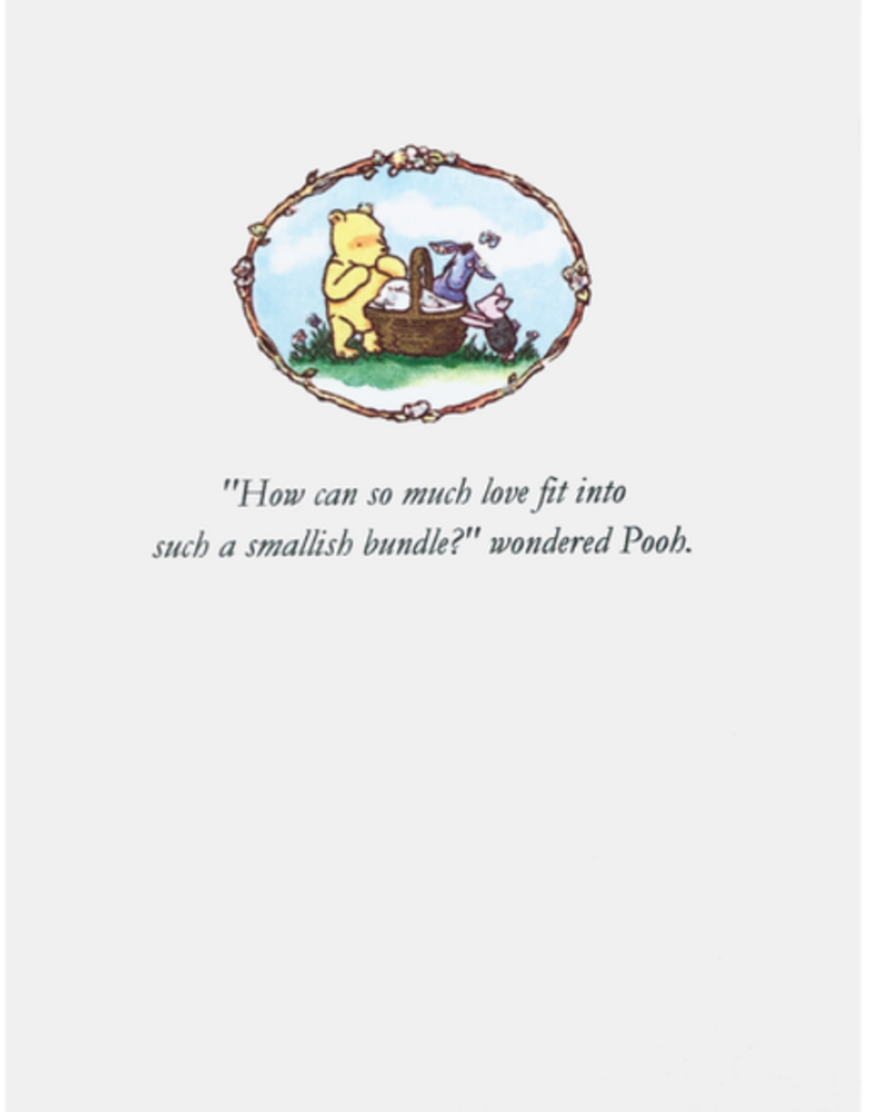 LUMIA DESIGNS POOH BEAR BABY CARD