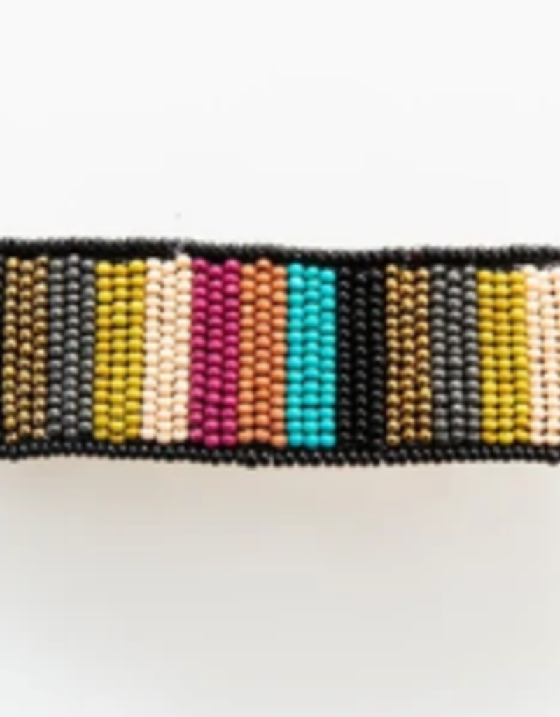 INK + ALLOY BEADED BARRETTE