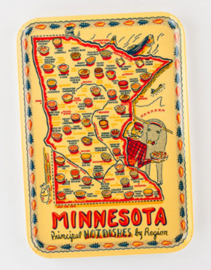 ONE HUNDRED EIGHTY DEGREES MINNESOTA MELAMINE TRAY