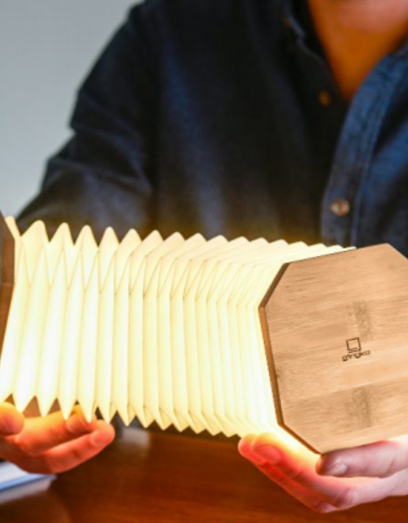 GINGKO DESIGN SMART ACCORDIAN LAMP BAMBOO