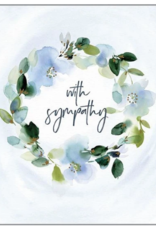 SOFT BLUE WREATH SYMPATHY CC