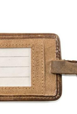 SUSAN SONTAG LEATHER LUGGAGE TAG