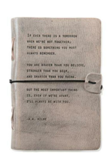 A.A. MILNE LEATHER JOURNAL