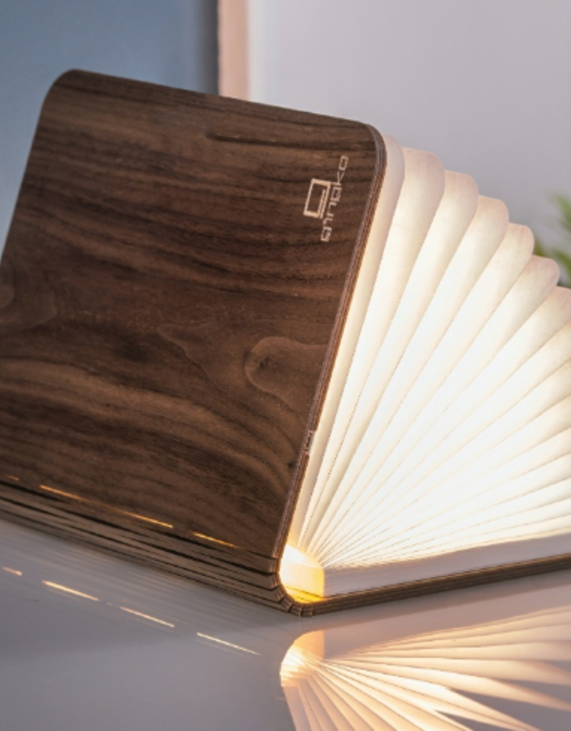 GINGKO DESIGN LARGE WALNUT BOOK LIGHT