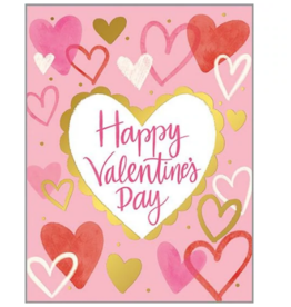 HAPPY VALENTINES DAY  GOLD FOIL CC