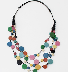 COLORFUL MULTI STRAND MILLIE NECKLACE