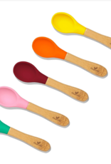 AVANCHY OLDER BABY SPOONS BAMBOO AND SILICONE
