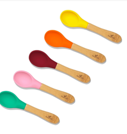 AVANCHY OLDER BABY SPOONS BAMBOO AND SILICONE