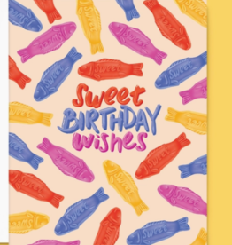 BELLE BELETTE SWEDISH FISH BIRTHDAY CARD