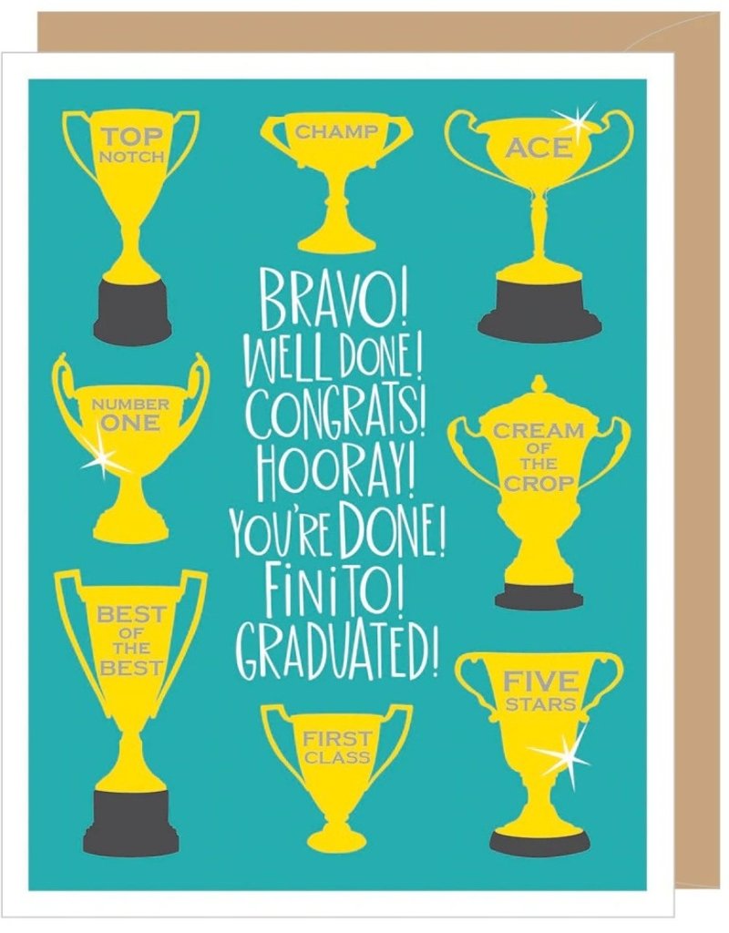 APARTMENT 2 CARDS TROPHY GRADUATION CARD