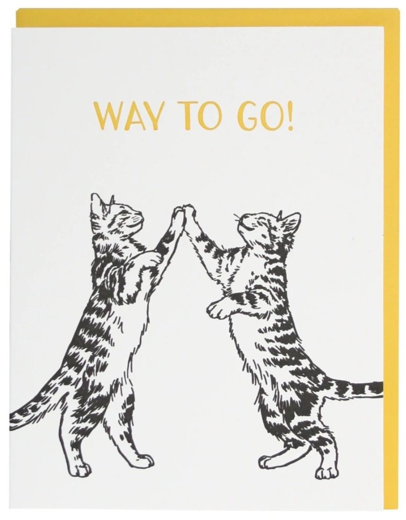 SMUDGE INK CAT HIGH FIVE CONGRATULATIONS