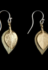 SWEET BASIL TWO TONE EARRINGS