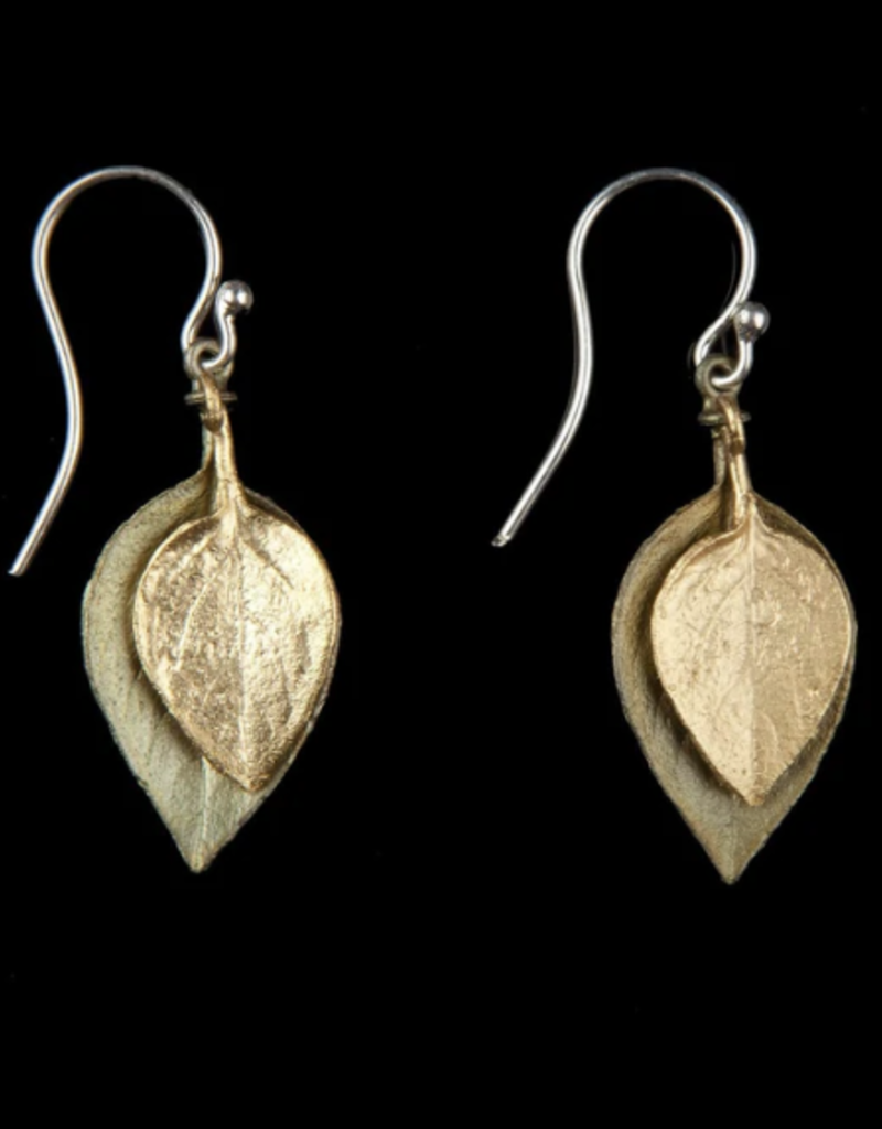 SWEET BASIL TWO TONE EARRINGS