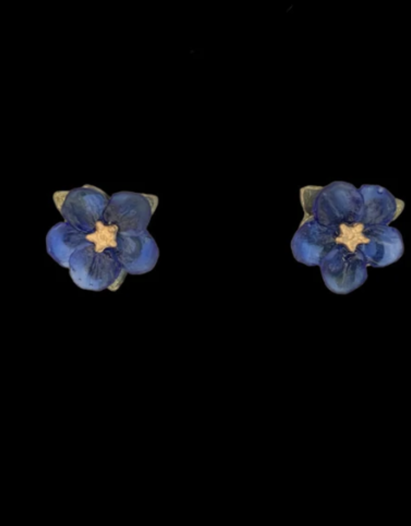 BLUE VIOLET POST EARRINGS