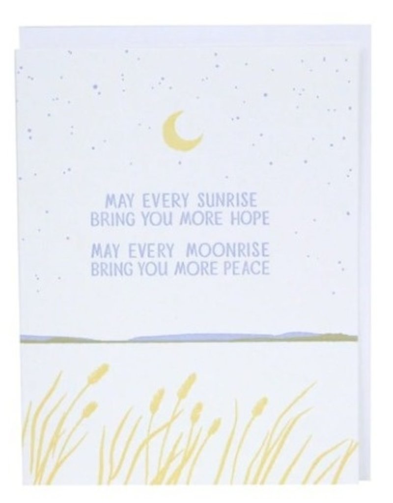 SMUDGE INK HOPE AND PEACE SYMPATHY CARD