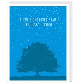 APARTMENT 2 CARDS ONE MORE STAR SYMPATHY CARD