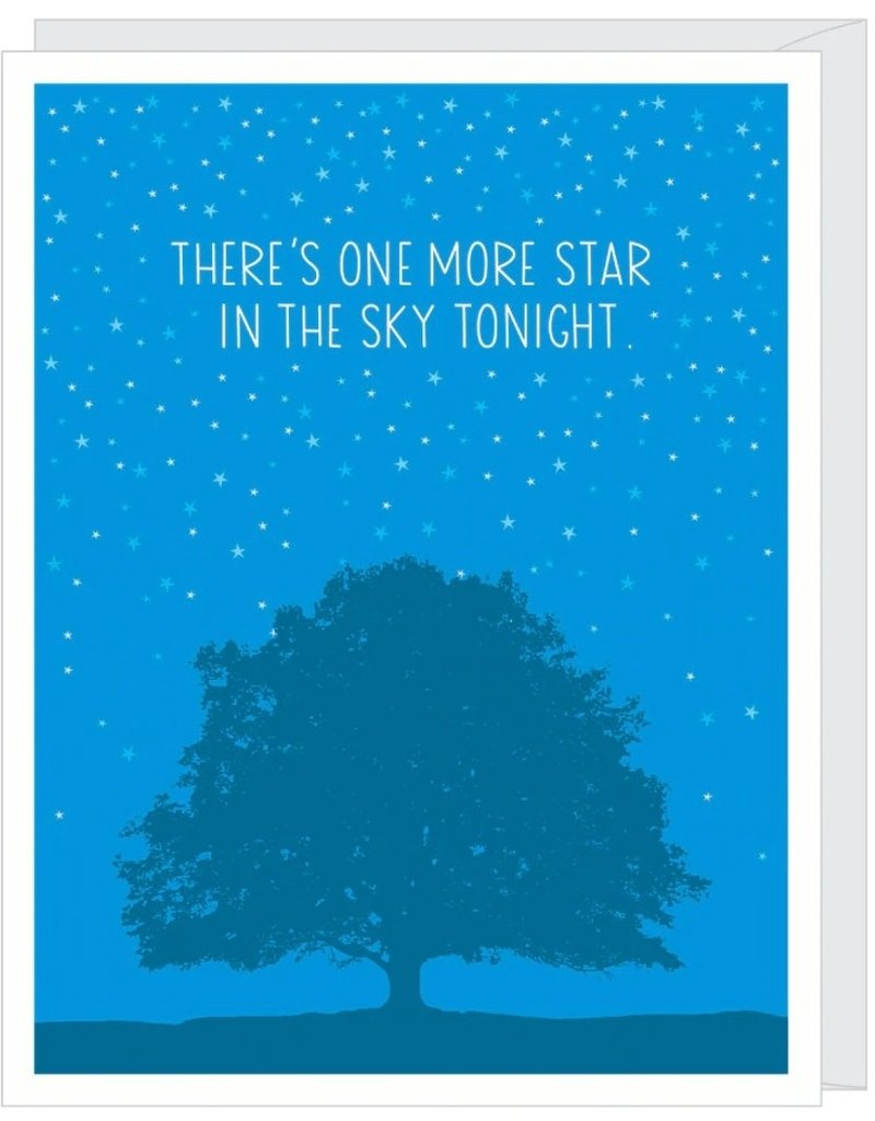 APARTMENT 2 CARDS ONE MORE STAR SYMPATHY CARD