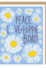 APARTMENT 2 CARDS PEACE LOVE HIPPIE BIRTHDAY CC