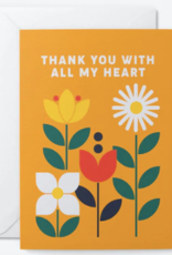 GRAPHIC FACTORY THANK YOU WITH ALL MY HEART CC