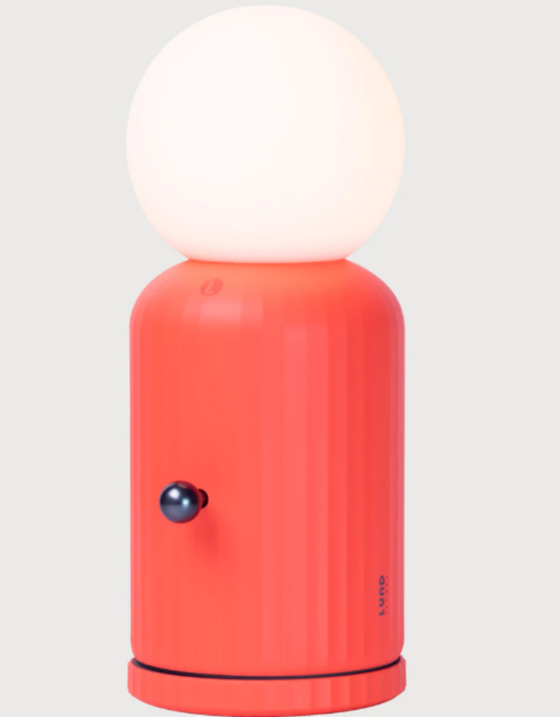 LUND LONDON CORAL SKITTLE LAMP