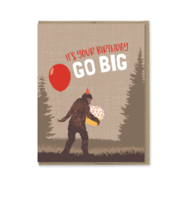 MODERN PRINTED MATTER GO BIG BIRTHDAY CC