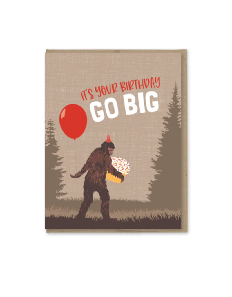 MODERN PRINTED MATTER GO BIG BIRTHDAY CC