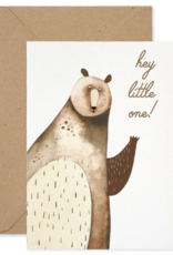 PAPER PARADE STATIONERS HEY LITTLE ONE CARD