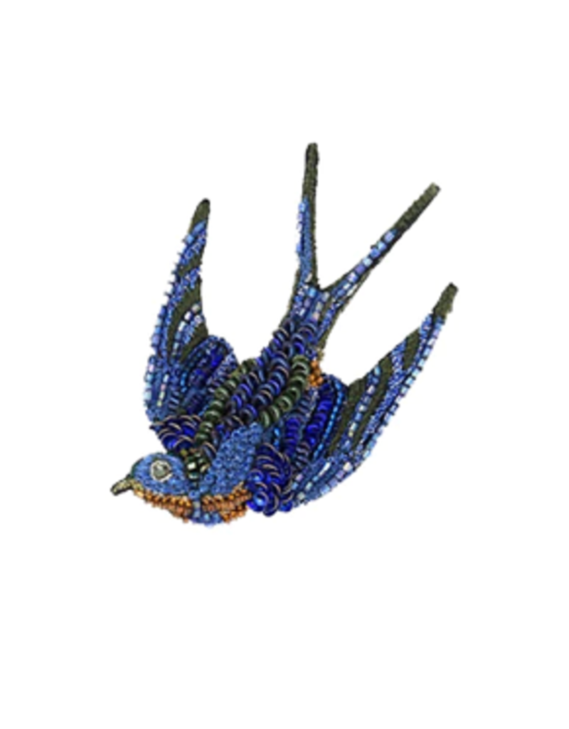 TROVELORE FLYING SWALLOW BROOCH