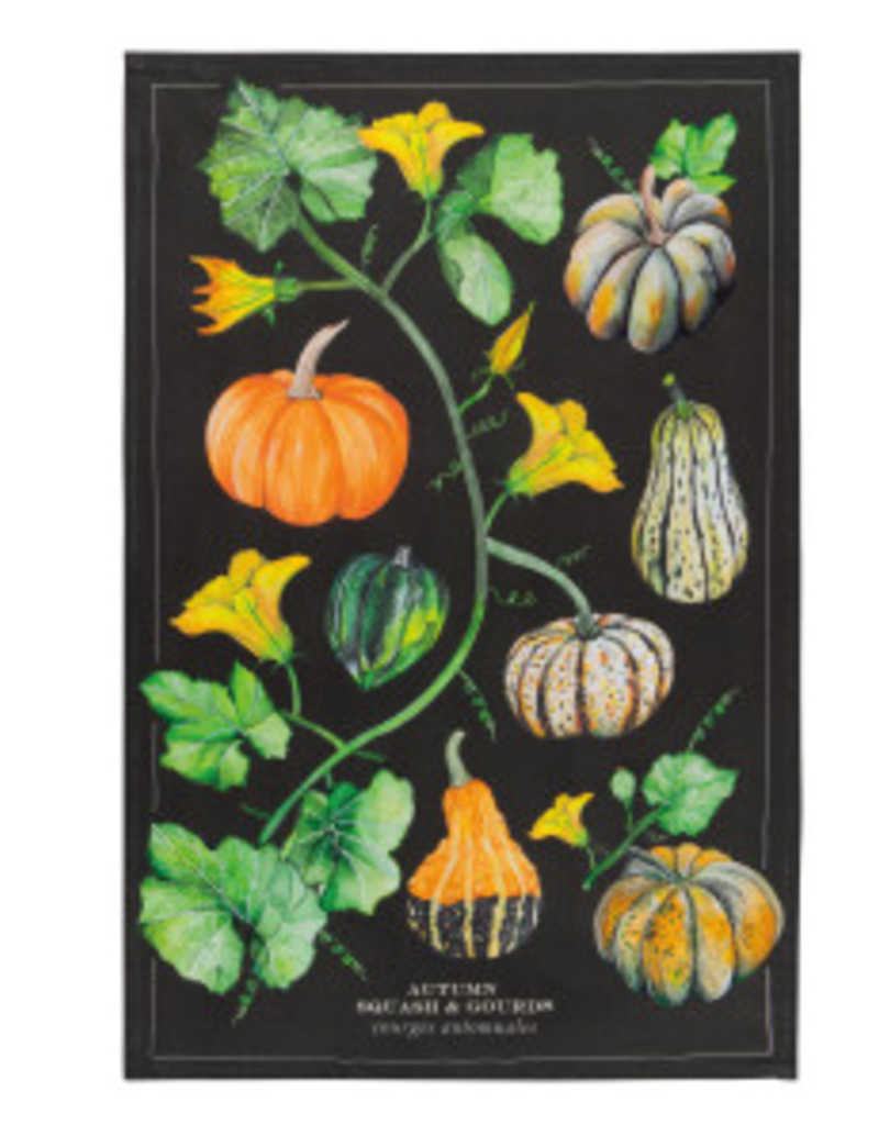 AUTUMN SQUASH PRINTED DISHTOWEL