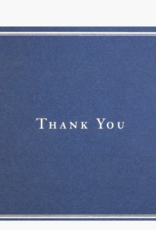Boxed Thank You Cards: Navy Blue