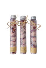 BLOOM CLOSET LG. TEST TUBE BATH SALTS/ROSE&LAVENDER