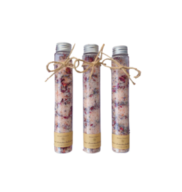 BLOOM CLOSET LG. TEST TUBE BATH SALTS/ROSE&LAVENDER