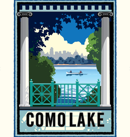 LEGENDARY LANDMARK ART COMO LAKE 8X10