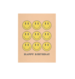 DAYDREAM PRINTS HAPPY BIRTHDAY SMILEY FACES CC