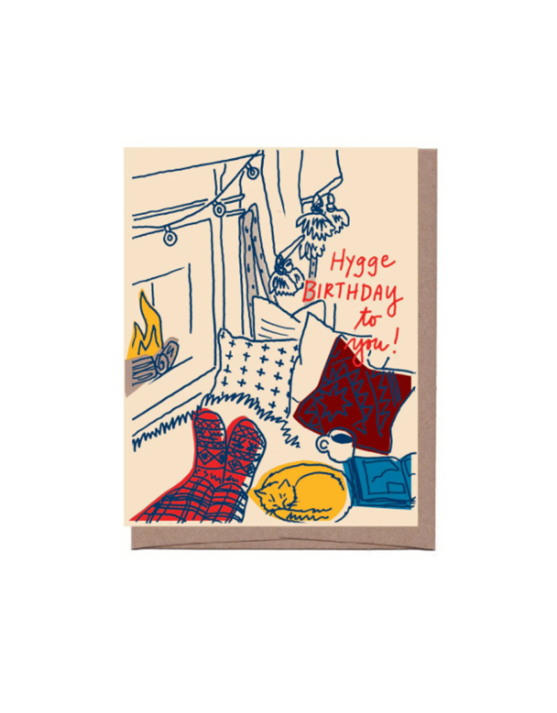 LA FAMILIA GREEN HYGGE BIRTHDAY CARD