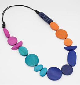 MULTICOLOR VIBRANT LYRIC NECKLACE