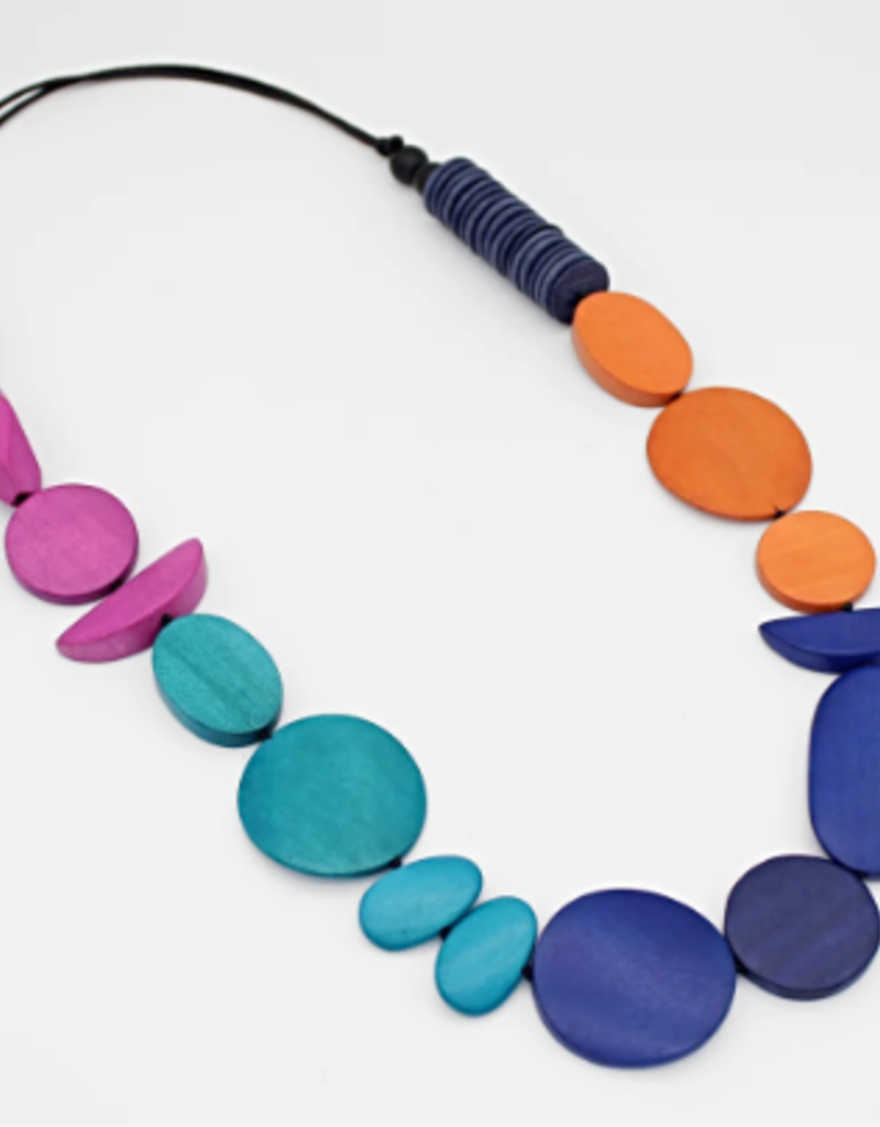 MULTICOLOR VIBRANT LYRIC NECKLACE