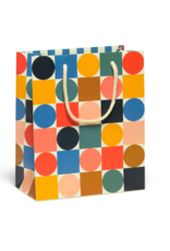 CIRCLES SQUARES MED GIFT BAG