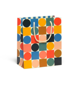 CIRCLES SQUARES MED GIFT BAG