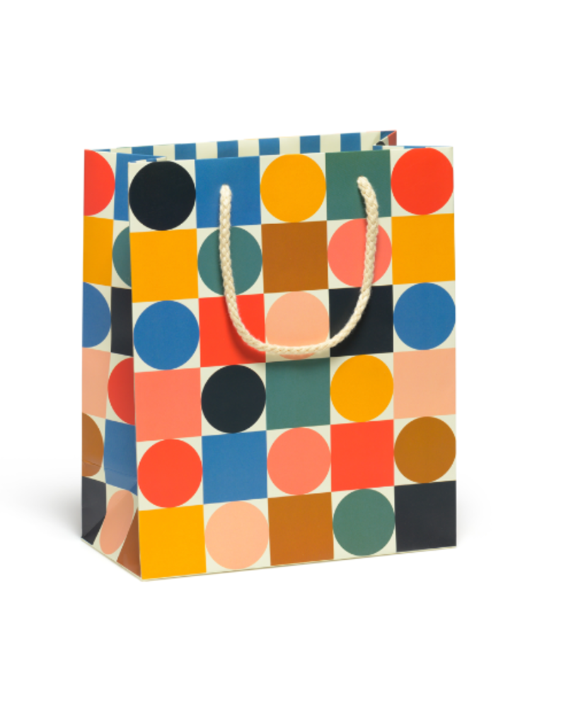 CIRCLES SQUARES MED GIFT BAG