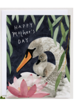 MAY WE FLY MOTHER SWAN CARD